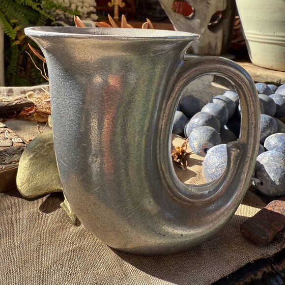 Vintage Pewter Wilton RWP Horn Trumpet Tavern Stein Tankard USA - Picture 6 of 9